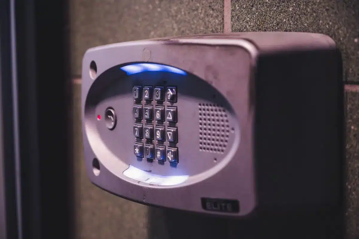 Teclado de panel de alarma de seguridad